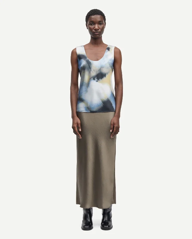 SAAGNETA LONG SKIRT 12956 / BUNGEE CORD lace skirt feminine