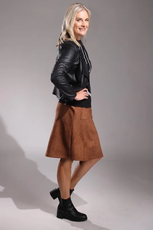 Suede Look Skirt | COCOA | 4053ZZ lace skirt romantic