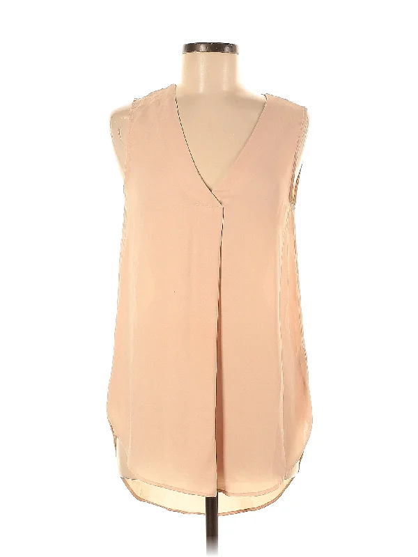 Sleeveless Blouse Vintage Polka Blouse