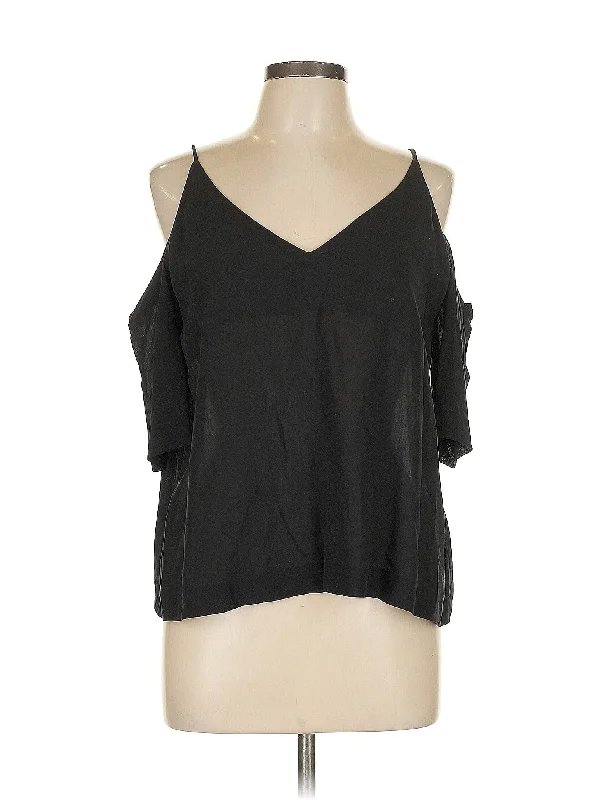Sleeveless Blouse Feminine Tie Blouse