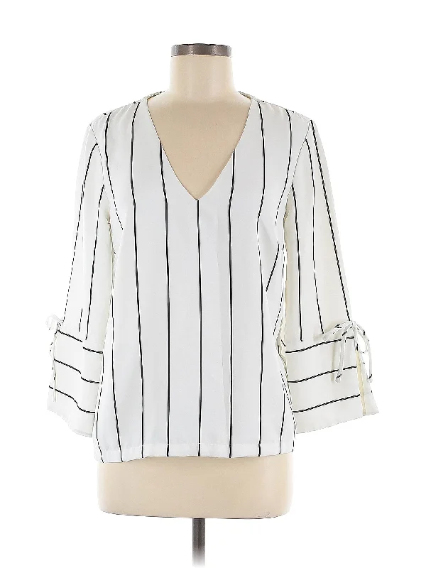 3/4 Sleeve Blouse Polished Work Blouse