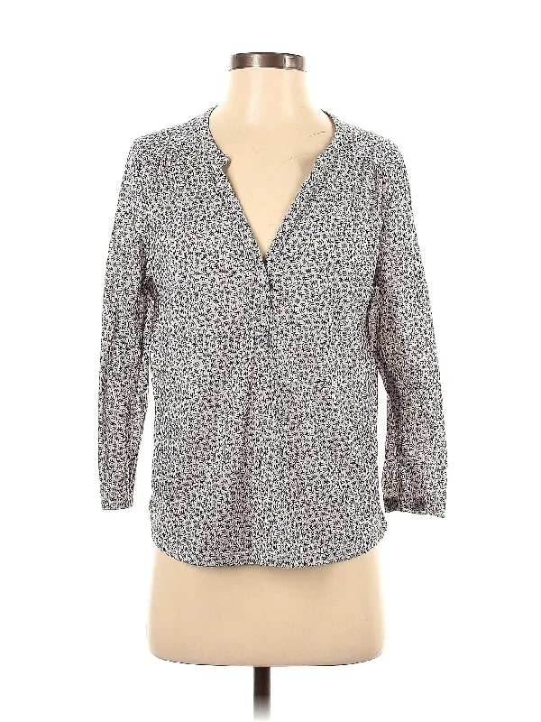 Long Sleeve Blouse Casual Relaxed Fit Blouse