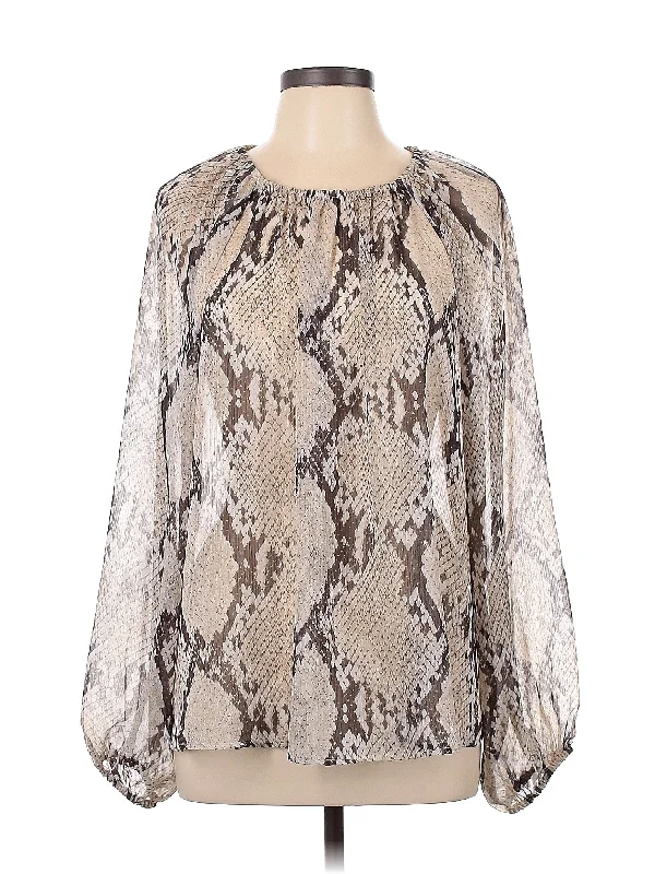 Long Sleeve Blouse Casual Relaxed Blouse