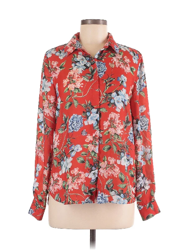 Long Sleeve Blouse Soft Pastel Blouse