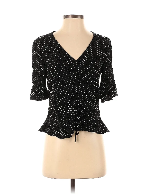 Short Sleeve Blouse Soft Modal Blouse