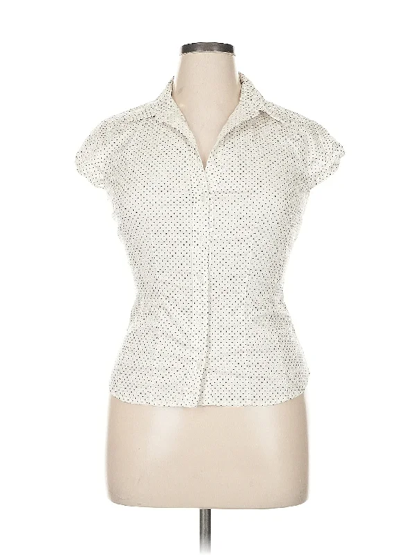 Short Sleeve Blouse Frilled Cuff Blouse