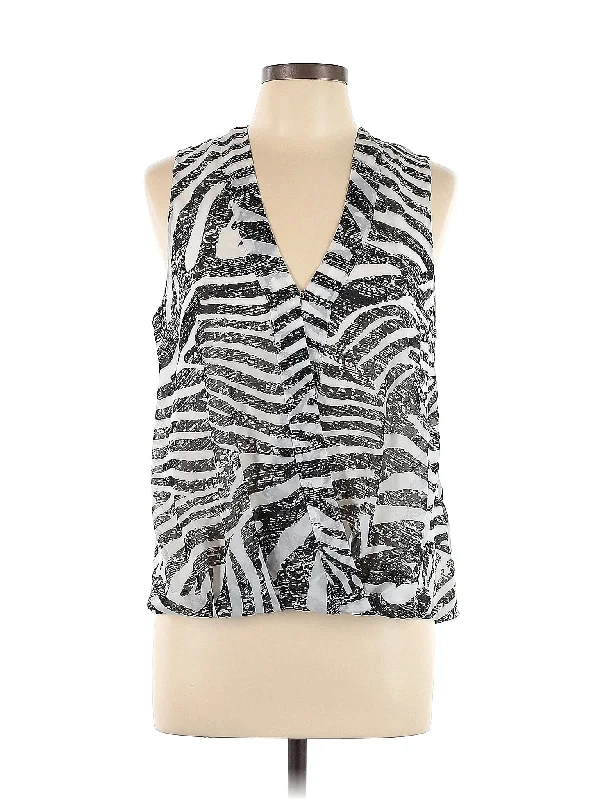 Sleeveless Blouse Versatile Layering Blouse